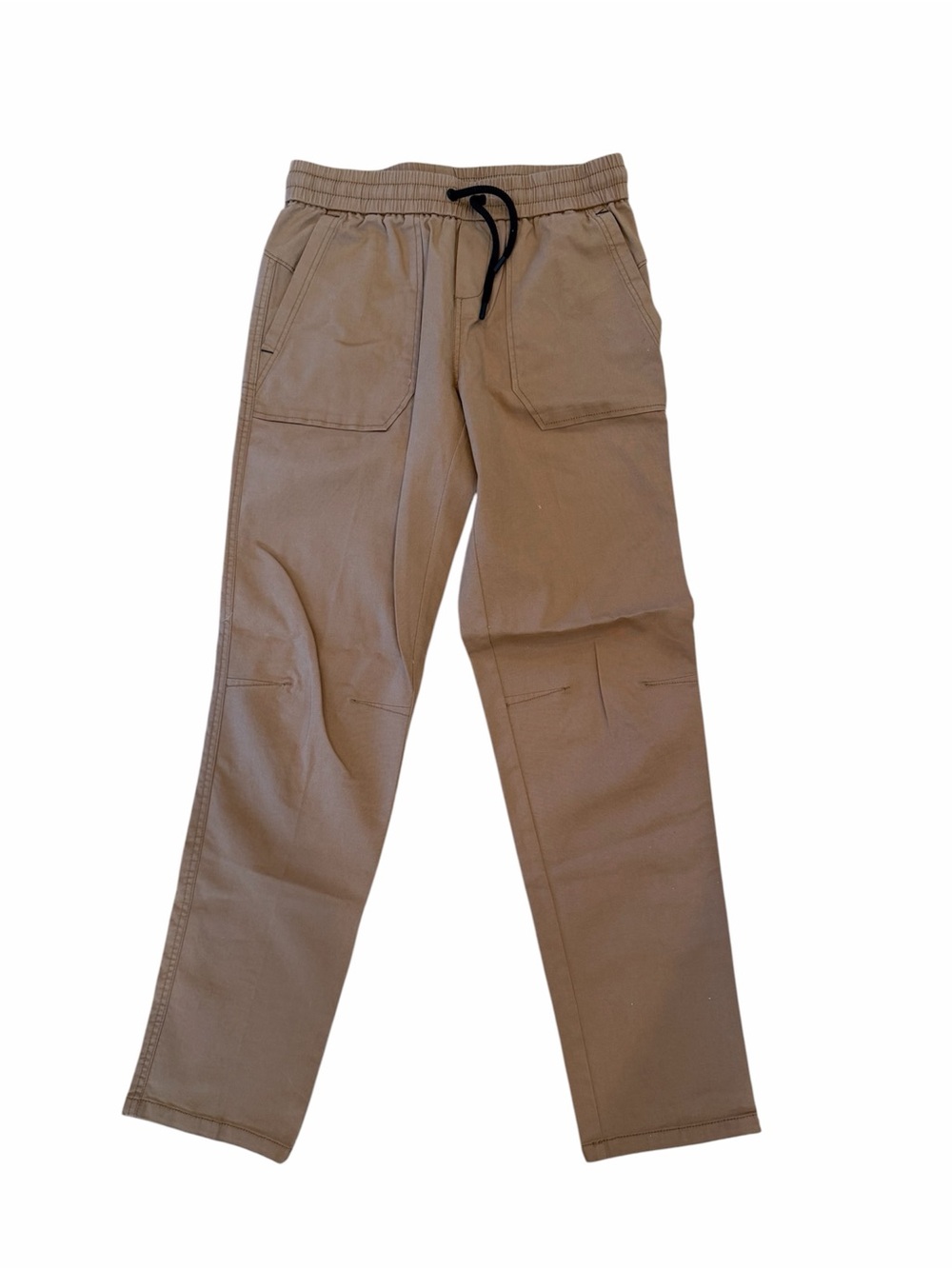 Haggar Men's Khaki Drawstring Jogger Pants